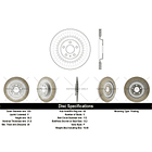 Disco Freno Audi A7 Quattro / A7 2010-2017 Trasero 4