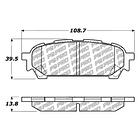 Pastillas Freno SAAB 9-2x 2005-2006 Trasero 4