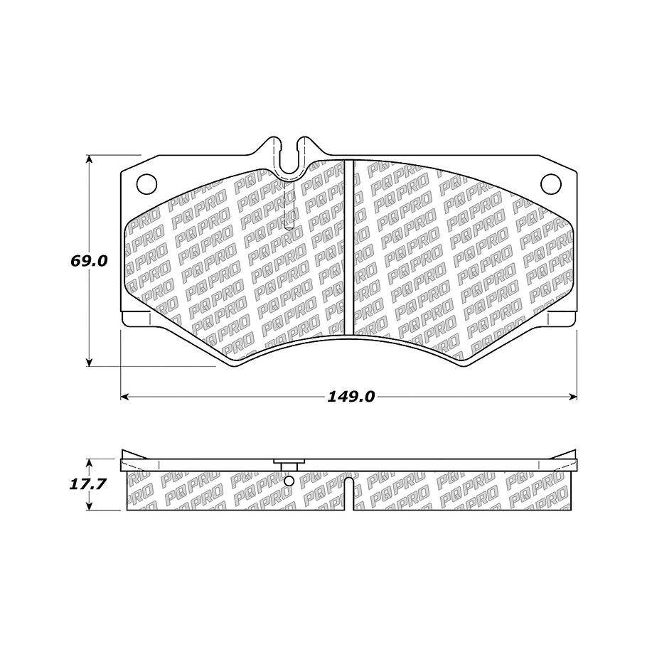 Pastillas Freno Mercedes Benz G550 1990-2018 Delantero 4