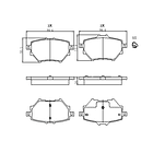 Pastillas Freno PKW 803.61660 1