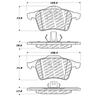 Pastillas Freno Volvo XC90 2003-2015 Delantero 4