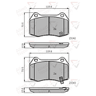Pastillas Freno ALLIED NIPPON ADB31258 1