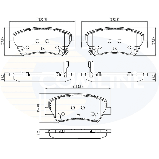 Pastillas Freno COMLINE CBP32379