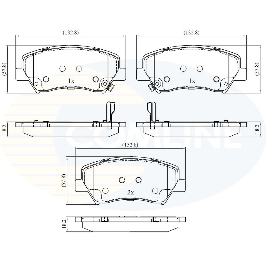 Pastillas Freno COMLINE CBP32379 2