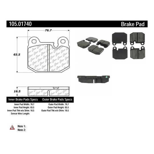 Pastillas Freno BMW 320i 1975-1984 Delantero