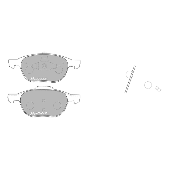 Pastillas Freno MOTAQUIP LVXL1152