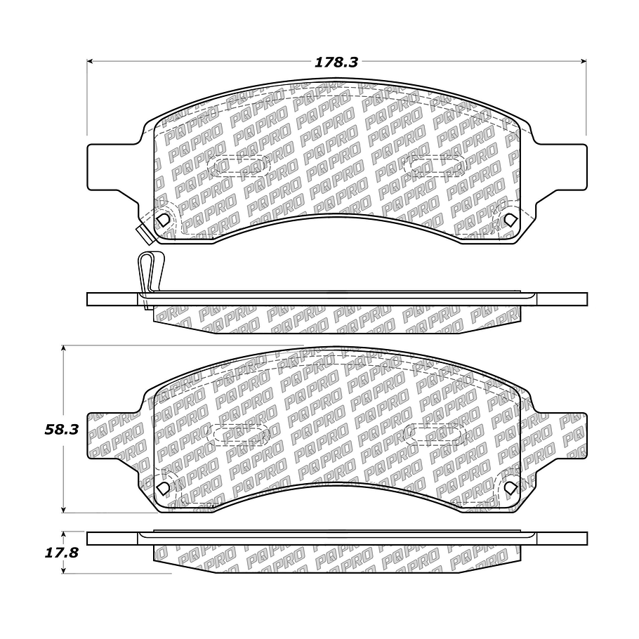 Pastillas Freno Buick Rainier 2004-2007 Delantero 3