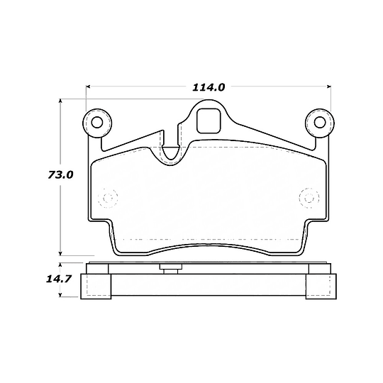 Pastillas Freno Porsche Cayman 2005-2012 Delantero