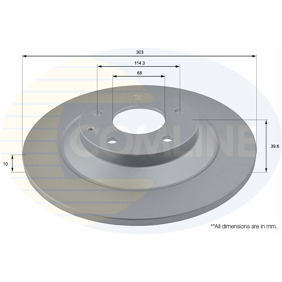 Disco Freno COMLINE ADC0475 2