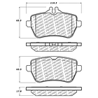 Pastillas Freno Mercedes Benz S560 2014-2021 Trasero 4