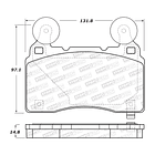 Pastillas Freno Chevrolet Camaro 2010-2015 Delantero 2