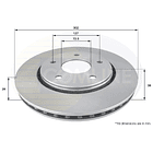 Disco Freno COMLINE ADC2324V 1