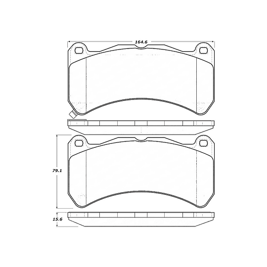 Pastillas Freno Lexus IS350 2006-2013 Delantero