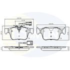 Pastillas Freno COMLINE CBP12426 1