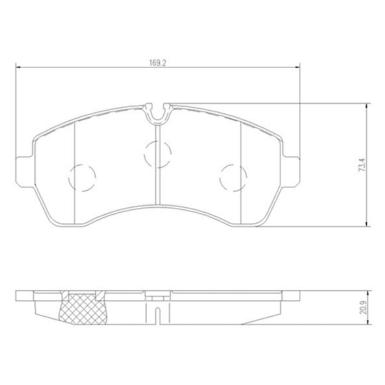 Pastillas Freno MOTAQUIP LVXL1314