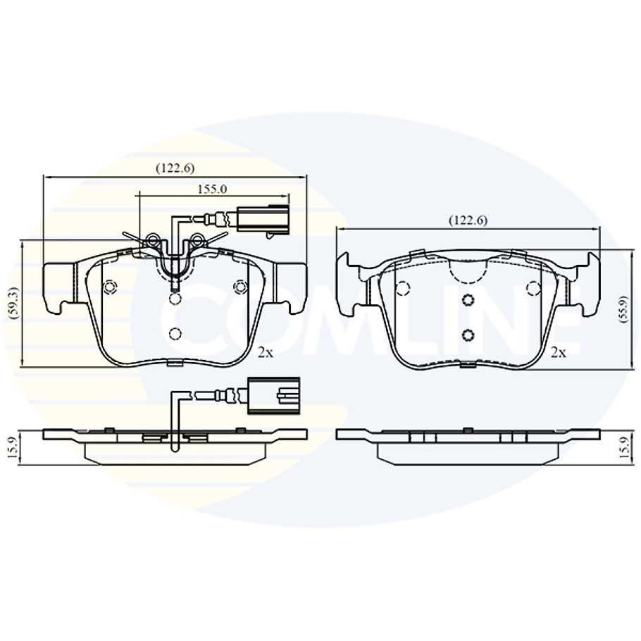 Pastillas Freno COMLINE CBP12426 2
