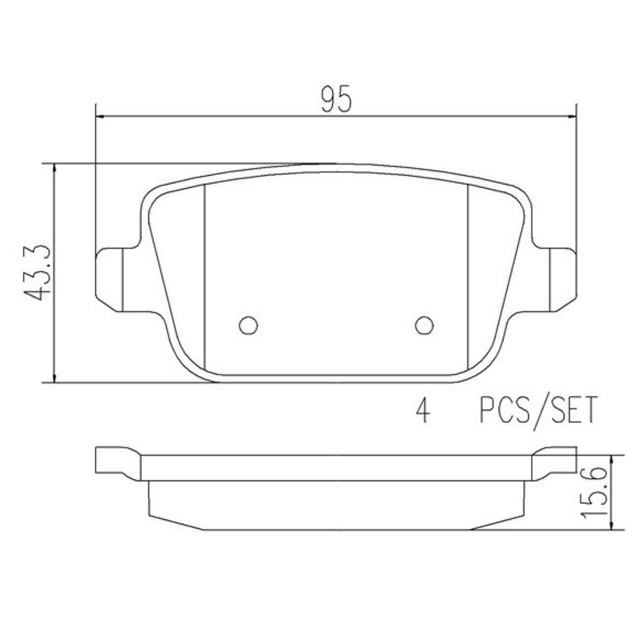 Pastillas Freno MOTAQUIP LVXL1294 1