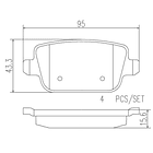 Pastillas Freno MOTAQUIP LVXL1294 2