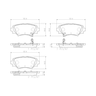 Pastillas Freno Mazda CX-3 2016-2023 Trasero 4