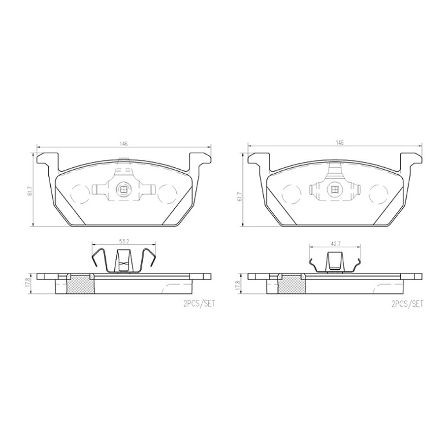 Pastillas Freno FERODO FDB5069 2