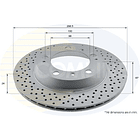 Disco Freno COMLINE ADC2905V 1