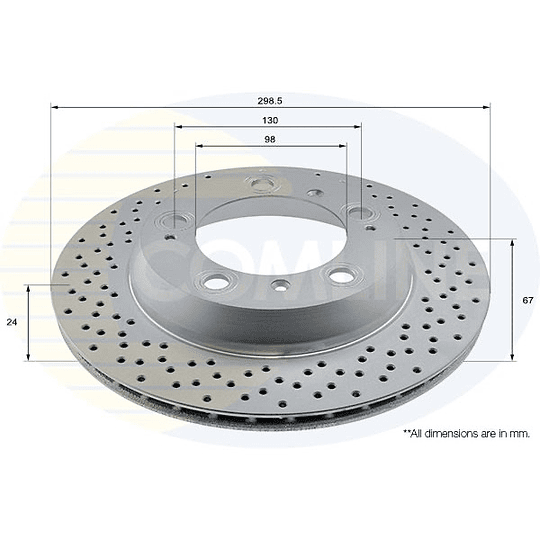 Disco Freno COMLINE ADC2905V