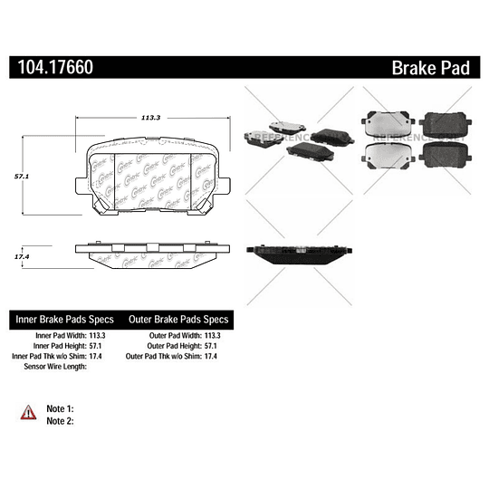 Pastillas Freno Dodge Charger 2011-2023 Trasero