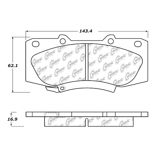 Pastillas Freno C-TEK 103.15670