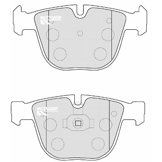 Pastillas Freno MOTAQUIP LVXL1169