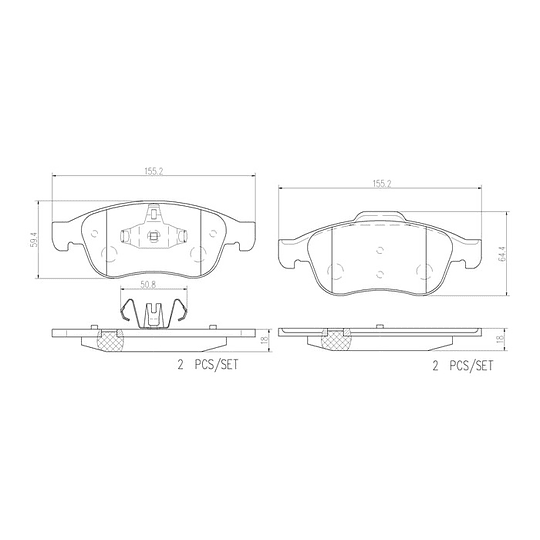 Pastillas Freno ALLIED NIPPON ADB01677