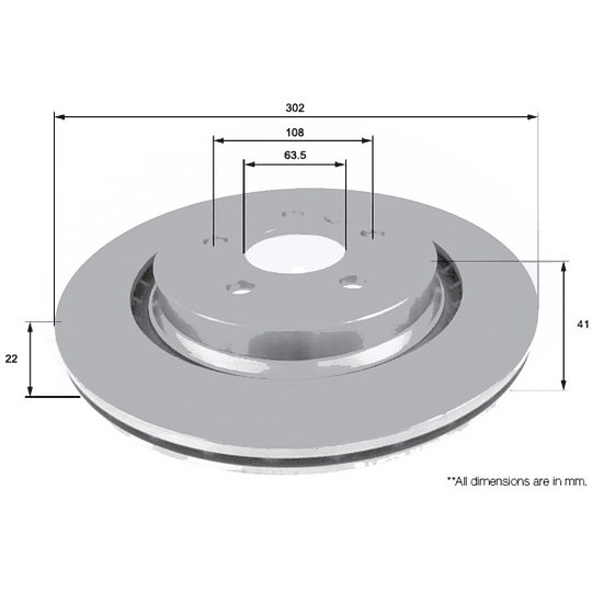 Disco Freno COMLINE ADC1921V