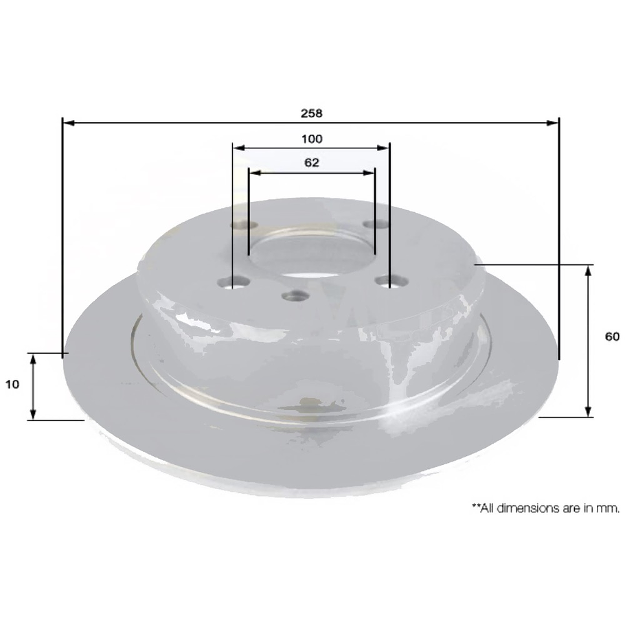 Disco Freno COMLINE ADC1715 2