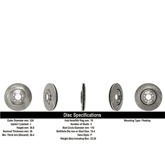 Disco Freno POWERSTOP AR83087