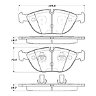 Pastillas Freno Volkswagen Golf Plus 2004-2013 Delantero 3