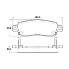 Pastillas Freno GMC Envoy 2002-2009 Delantero 4