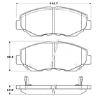 Pastillas Freno Honda CR-V 2012-2018 Delantero 3