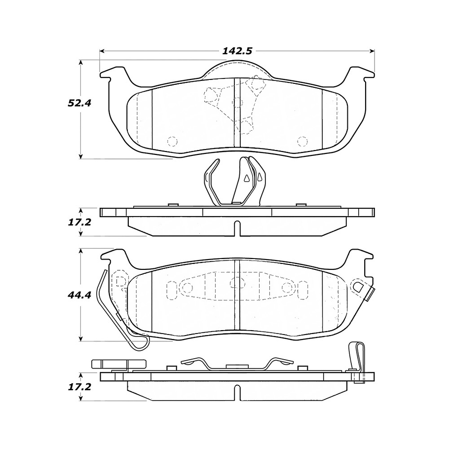Pastillas Freno PQPRO 500.10410 2