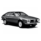 Pastillas Freno Alfa Romeo Alfetta GT, GTV, GTS 1974-1987 De 1