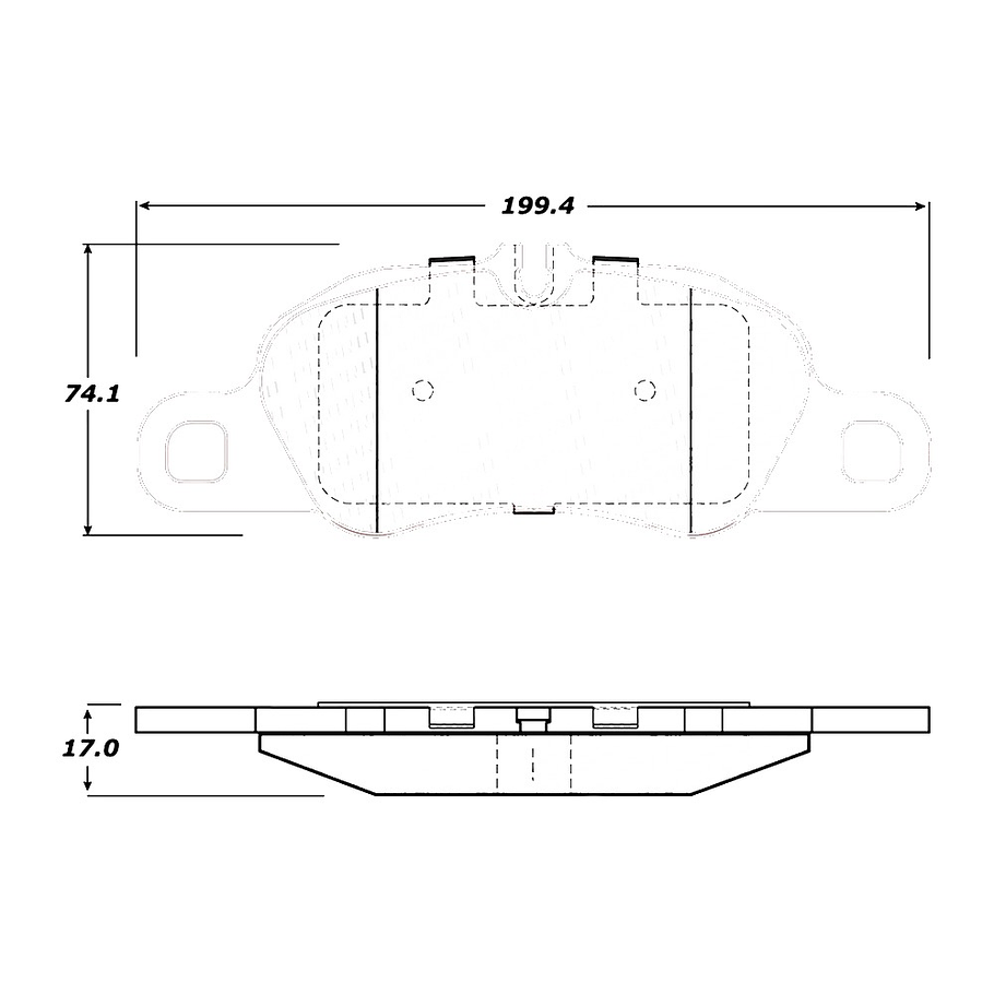 Pastillas Freno Porsche 911 2012-2019 Delantero 4