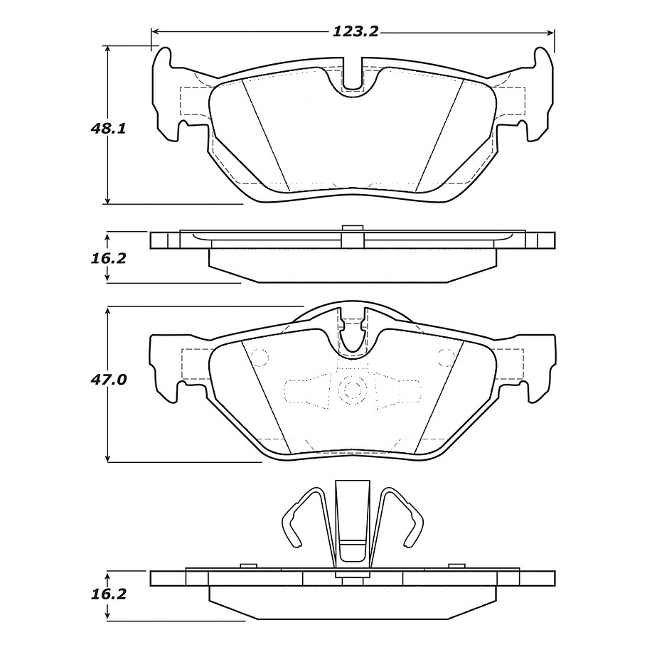 Pastillas Freno MOTAQUIP LVXL1258 2