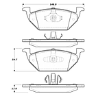 Pastillas Freno Ford Escape 2008-2012 Trasero 4