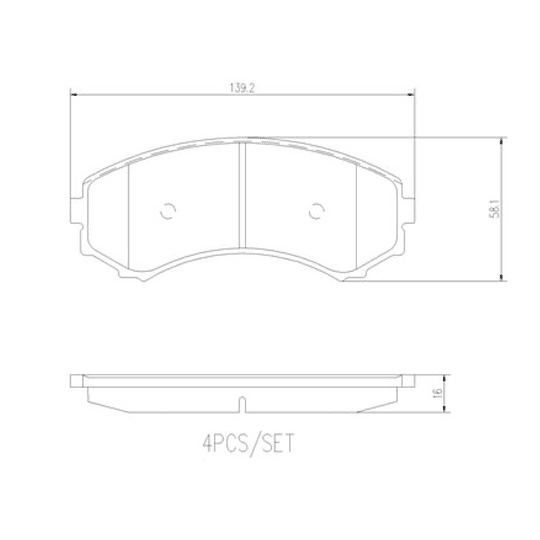 Pastillas Freno MOTAQUIP LVXL1079