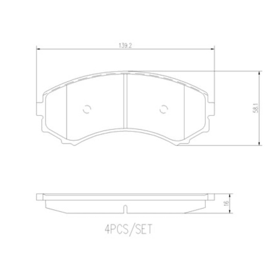 Pastillas Freno MOTAQUIP LVXL1079 1