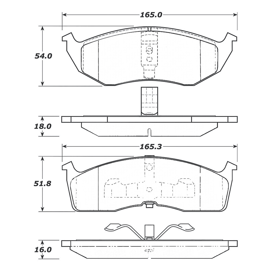 Pastillas Freno PQPRO 500.07300 2