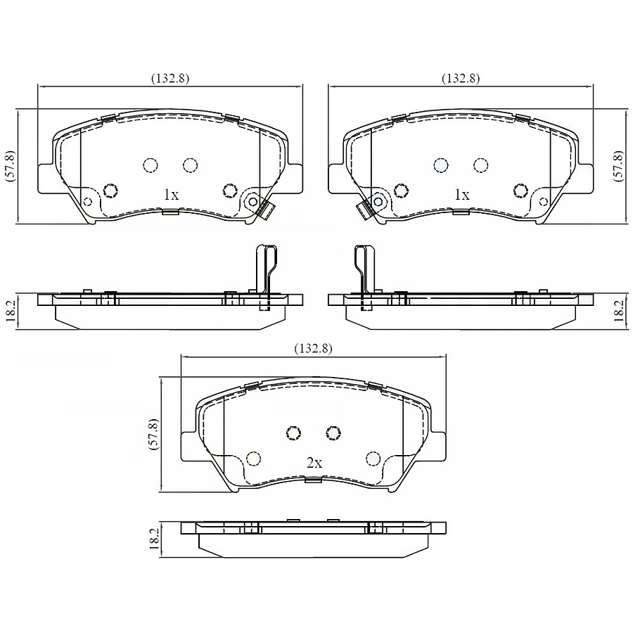 Pastillas Freno ALLIED NIPPON ADB32379 2