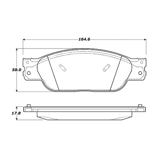 Pastillas Freno Jaguar XJ 2003-2007 Delantero