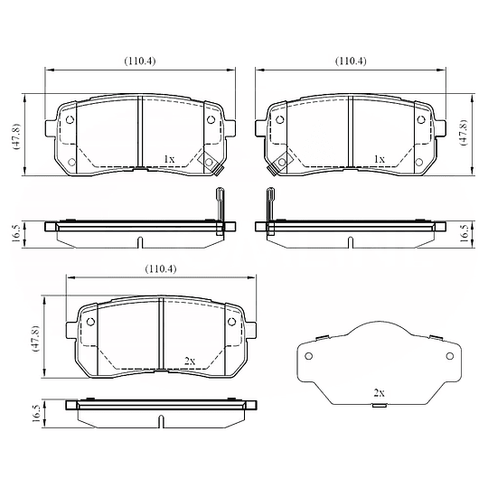 Pastillas Freno COMLINE CBP31675