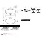 Pastillas Freno Volkswagen Jetta 1992-1999 Delantero 2