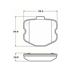 Pastillas Freno Chevrolet Corvette 2005-2013 Delantero 2