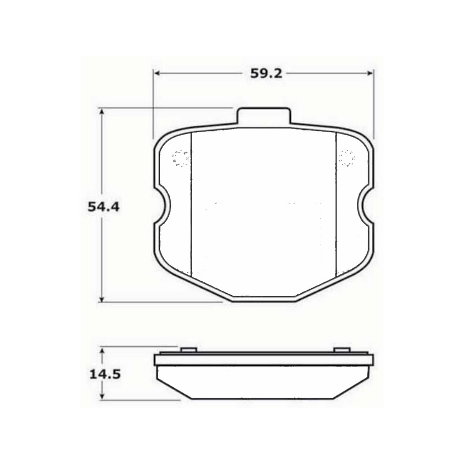 Pastillas Freno Chevrolet Corvette 2005-2013 Delantero 2